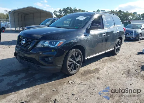 2018 Nissan Pathfinder Sl из США, поврежденный, VIN 5N1DR2MM7JC637981